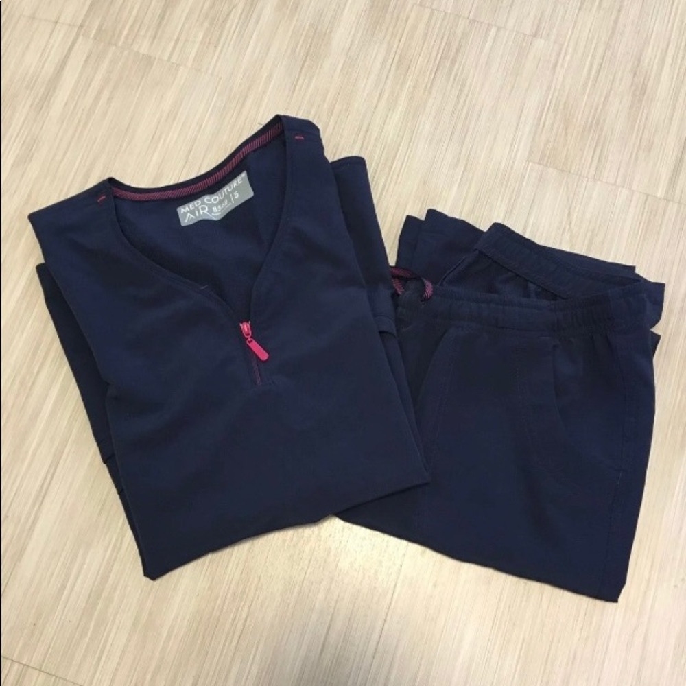 Med Couture Air navy scrubs set